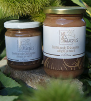 L'Art des Châtaignes - Confiture De Châtaignes Allégée En Sucre - Nature - 230g