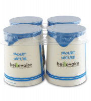 BEILLEVAIRE - Lot de 4 Yaourts Nature lait entier