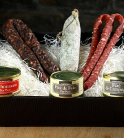 Charcuterie Commenges - Coffret Cadeau : Assortiment Charcuterie pour l'apéro