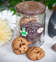 P'tit Bout d'Alsace - P'tit Cookie BIO "Eco" Eclats de Caramel - Beurre Demi-Sel et Sucre de Fleur de Coco - 125g