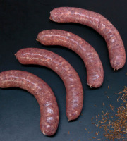 Nemrod - Saucisses de Sanglier au Cumin (Par 4) (130g/pièce - 520g/colis)