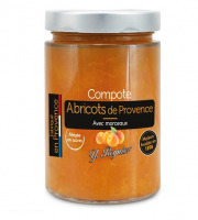 Conserves Guintrand - Compote D'abricots De Provence Allégée En Sucres Yr - Bocal 580 Ml