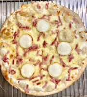 Les Saveurs d'Amatxi - Pizza Chèvre miel lardons - 30 cm - précuite