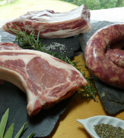 Terres En Vie - Cochon Mangalica Bio Mature (2 ans et demi d'élevage) - Assortiment à Griller 2.5 kg