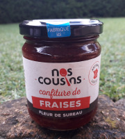 Nos cousins Conserverie - Confiture De Fraise - Infusion De Fleur De Sureau 240g