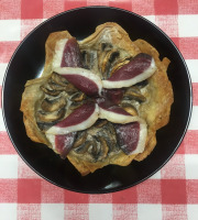 Les Croustades d'Isabelle - Croustades individuelles Salées magret fumé, champignons x4