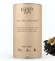 Esprit Zen - Thé Noir "Duo Miel Gingembre" - miel - gingembre - Boite 100g