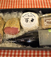 Charcuterie Mannei - Coffret Cadeau Charcuterie, Fromage et Vin Corse