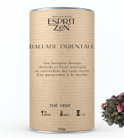 Esprit Zen - Thé Vert "Ballade Orientale" - menthe - amande - Boite 100g