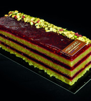 Philippe Segond MOF Pâtissier-Confiseur - Gâteau Framboise-pistache Sans Gluten