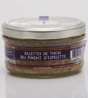 ONAKE - Le Fumoir du Pays Basque - Rillettes de thon de St-Jean de luz au piment d'Espelette