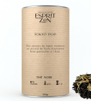 Esprit Zen - Thé Noir "Tokyo Pop" - cerisier - Boite 100g