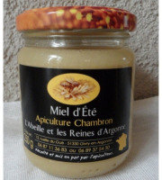 SCEA Apiculture Chambron L'Abeille et les reines d'Argonne - Miel D'été D'argonne 1kg