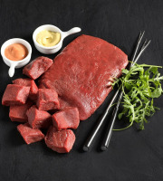 Bisons d'Auvergne - Pièce à fondue de bison - 500g