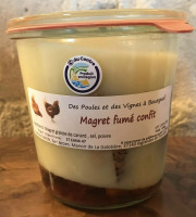 Des Poules et des Vignes à Bourgueil - Magret fumé Confit