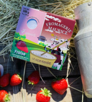 Fromagerie Maurice - Yaourt brassé au Fraise x4