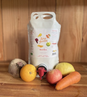 Les Jardins du CEP - Sève du Jardin - Jus Bien-Etre : Carotte, Betterave, Pomme - 1,5l