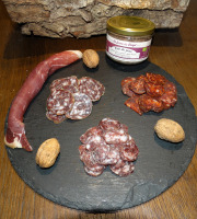 La Ferme du Pouzet - Panier Apéro : assortiment de charcuterie bio 2 personnes