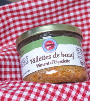 Nature et Régions - Rillettes de Boeuf Charolais aux Piments d'Espelette