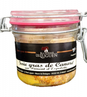 La Ferme du Luguen - Foie gras de canard entier au piment d'Espelette - Verrine 300g