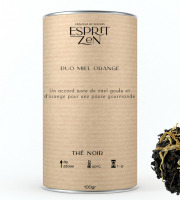 Esprit Zen - Thé Noir "Duo Miel Orange" - miel - orange - Boite 100g