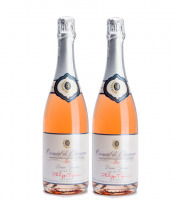 Domaine Tupinier Philippe - 2 Bouteilles De Crémant De Bourgogne Rosé