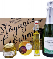 Le safran - l'or rouge des Ardennes - Coffret "Voyage Gourmand" Champagne & Safran, 0.50gr