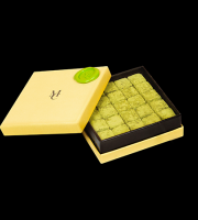 Compagnie Générale de Biscuiterie - pavés chocolat noir Matcha bio du Japon