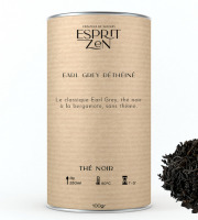 Esprit Zen - Thé Noir "Earl Grey Déthéiné" - bergamote - Boite 100g