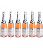 Domaine Tupinier Philippe - 6 Bouteilles De Crémant De Bourgogne Rosé