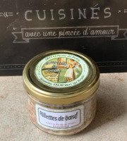 La ferme du Roseix - Rillettes de Bœuf Limousin Ail et Persil