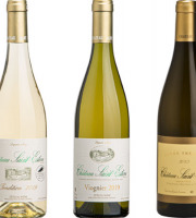 Château Saint Estève d'Uchaux - Coffret Cadeau  "nos Viogniers" Blanc et Côtes du Rhône Villages - 3 Bouteilles