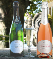 Château Saint Estève d'Uchaux - ASSORTIMENT VINS MOUSSEUX POUR LES FÊTES : Brut BIO Blanc et Rosé Méthode Traditionnelle x6