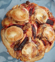 Le Jardin des Gallines - Tarte Betterave/pomme/chèvre