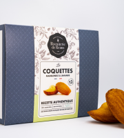 Biscuiterie de Reims - Boite de 12 Madeleines Amandes