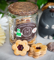 P'tit Bout d'Alsace - Sablés "Linzer" Alsaciens BIO - 125g