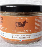 Des Hommes et des Boeufs - Terrine de bœuf Angus recette normande - 180 g