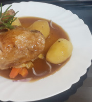 Ferme Joos - Cuisse de poulet rôtie, pommes de terre et légumes