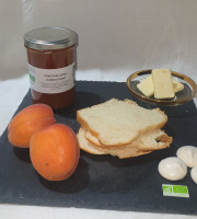 La Ferme du Montet - Confiture Extra d'abricots BIO - 220 g