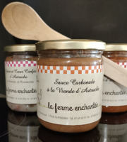 La Ferme Enchantée - Sauce Carbonade à la viande d'autruche 380 gr