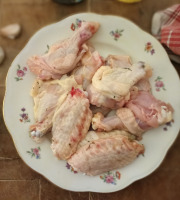 EARL Plumes et Laines - Manchons de Poulet Marinées Thym Citron - 500gr