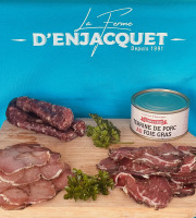 La ferme d'Enjacquet - Coffret Cadeau Assortiment de charcuterie