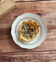 Les Croustades d'Isabelle - Croustades individuelles Salée poitrine de porc et bleu d'Auvergne x4