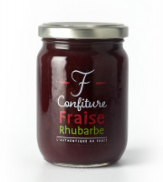 La Fraiseraie - Confiture Fraise - Rhubarbe 345g