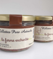 La Ferme Enchantée - Rillettes Pure Autruche - 180 gr