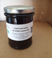 La Ferme du Montet - Confiture Extra de Mûres epicées - 220g