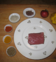 Ferme de Yak Riberot - Pavé de tranches de faux filet de yak bio élevé en plein air (viande bovine) - 250 gr