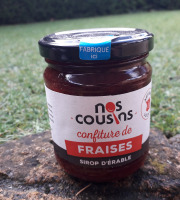 Nos cousins Conserverie - Confiture De Fraise - Sirop D'érable 240g