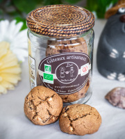 P'tit Bout d'Alsace - P'tit Cookie BIO "Eco" Eclats de Noisettes - Sucre de Fleur de Coco - 125g