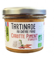 Fromagerie Seigneuret - Tartinade Au Chèvre Frais - Carotte Et Piment D'espelette 90g